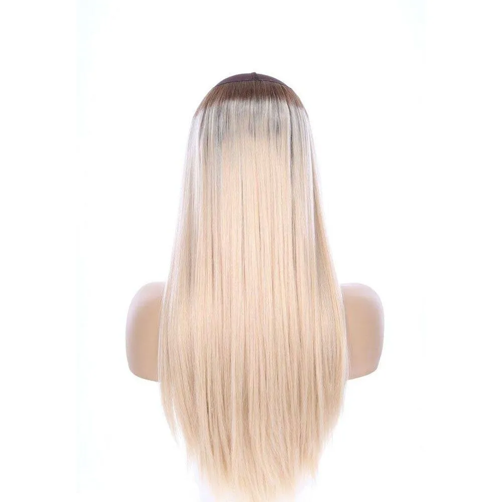 24" HatFall Wig Platinum Blonde