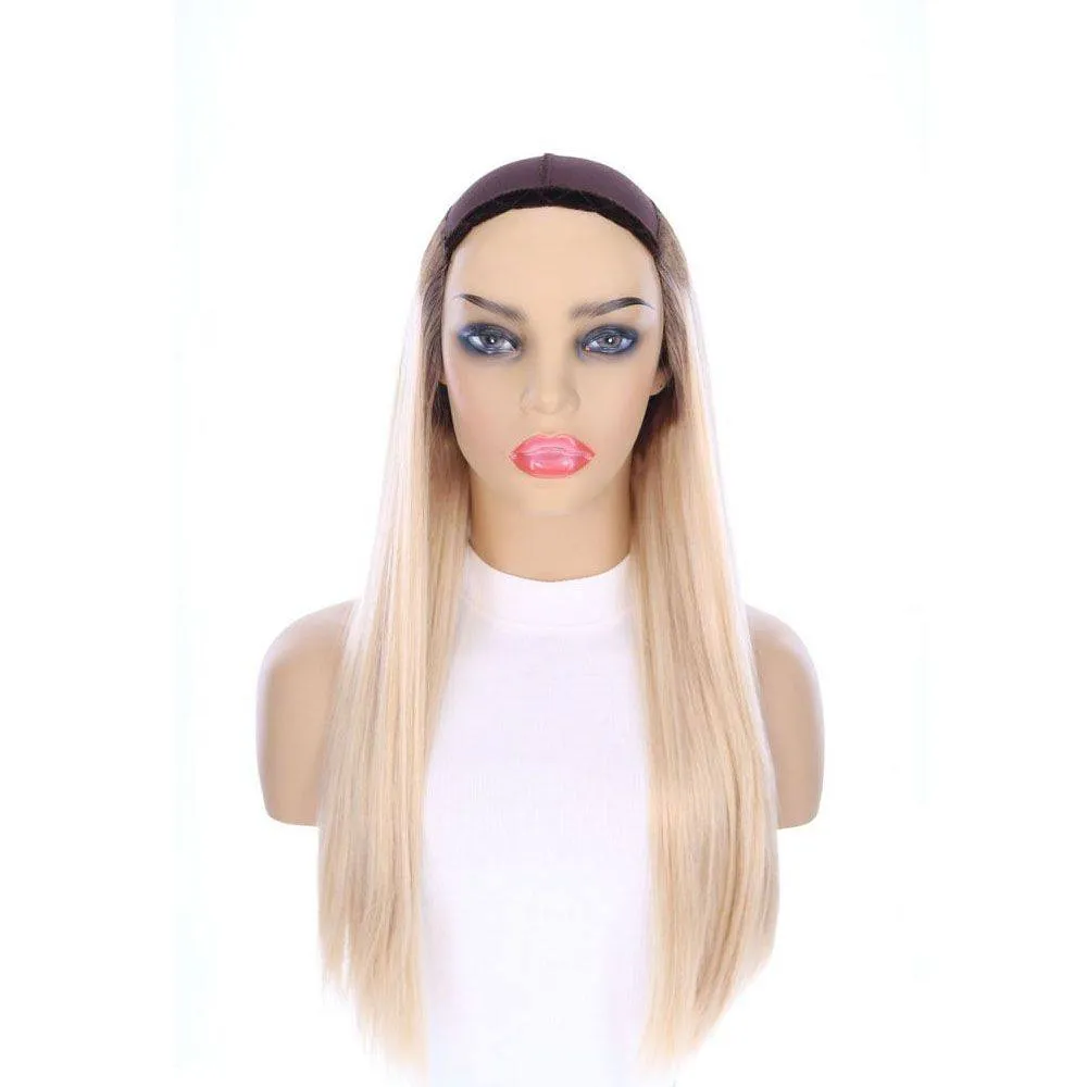 24" HatFall Wig Platinum Blonde