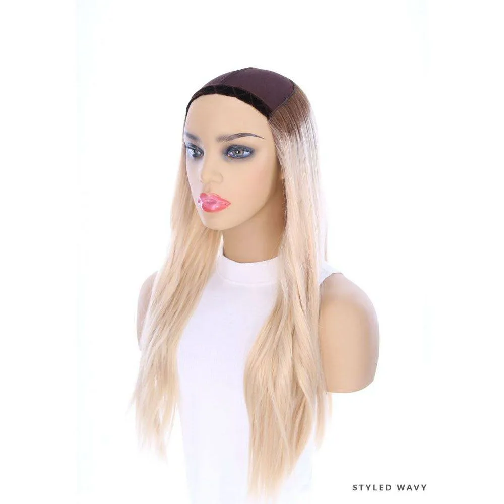 24" HatFall Wig Platinum Blonde