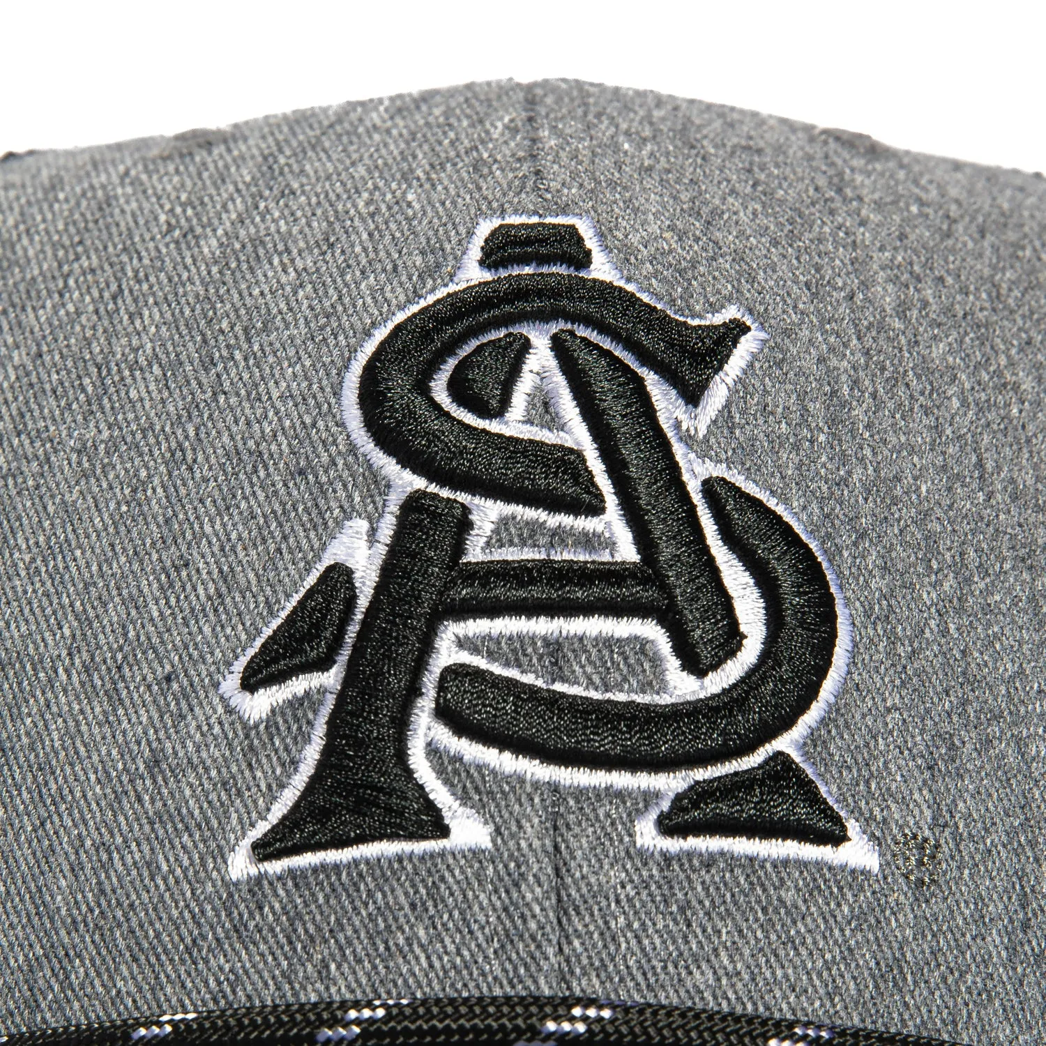47 Brand Carbon Rope Arizona State Sun Devils Trucker Snapback ASU Hat - Charcoal. Black
