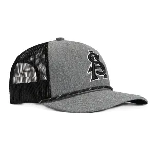 47 Brand Carbon Rope Arizona State Sun Devils Trucker Snapback ASU Hat - Charcoal. Black