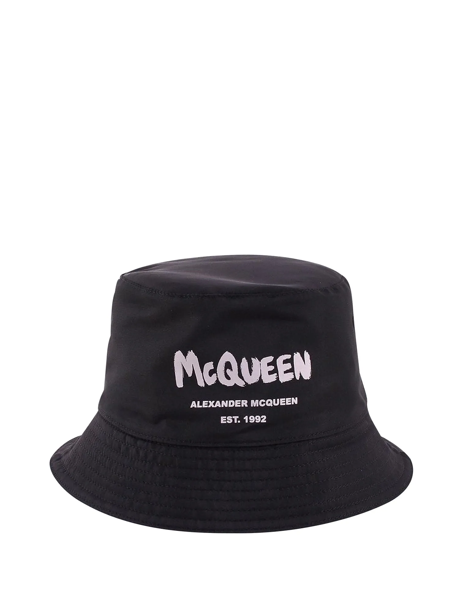 Alexander McQueen Logo Printed Bucket Hat