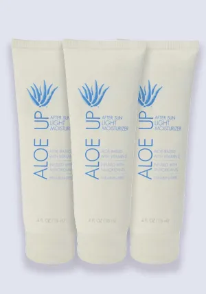 Aloe Up After Sun Lotion Light Moisturiser 120ml - 3 Pack Saver