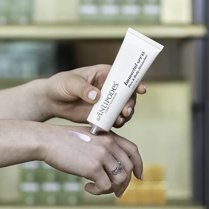 Antipodes Immortal SPF 15 Skin Brightening Face and Body Moisturiser