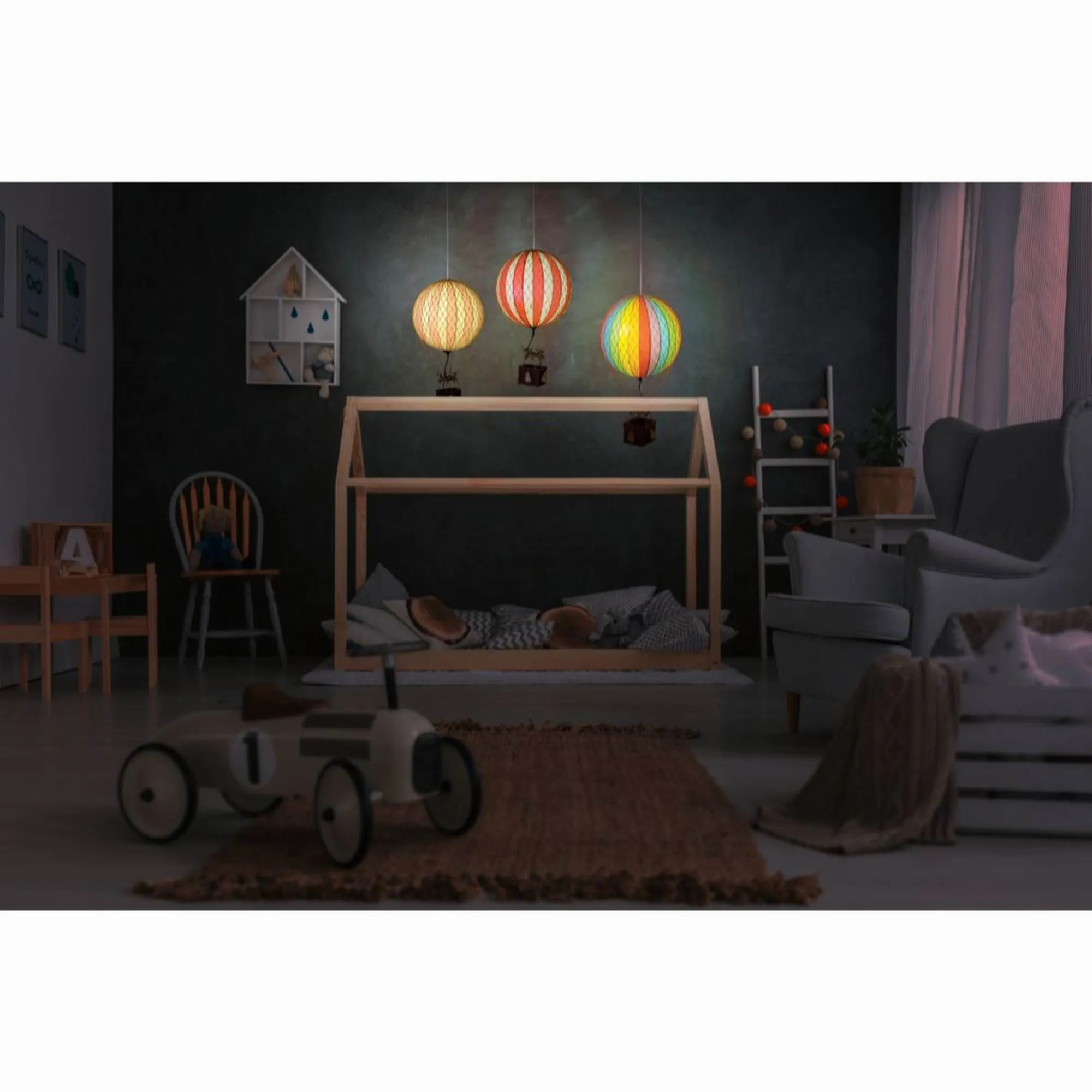 Authentic Models	Travel Light Led. Blue Light – 30CM