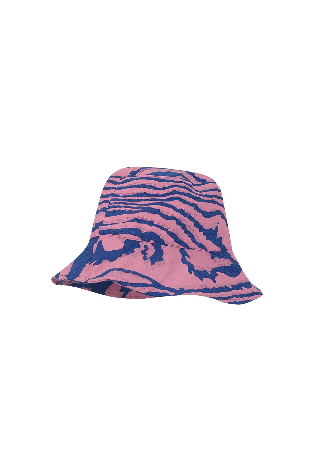 BLUE AND PINK BUCKET HAT