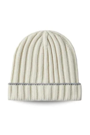 Cashmere Ribbed Beanie