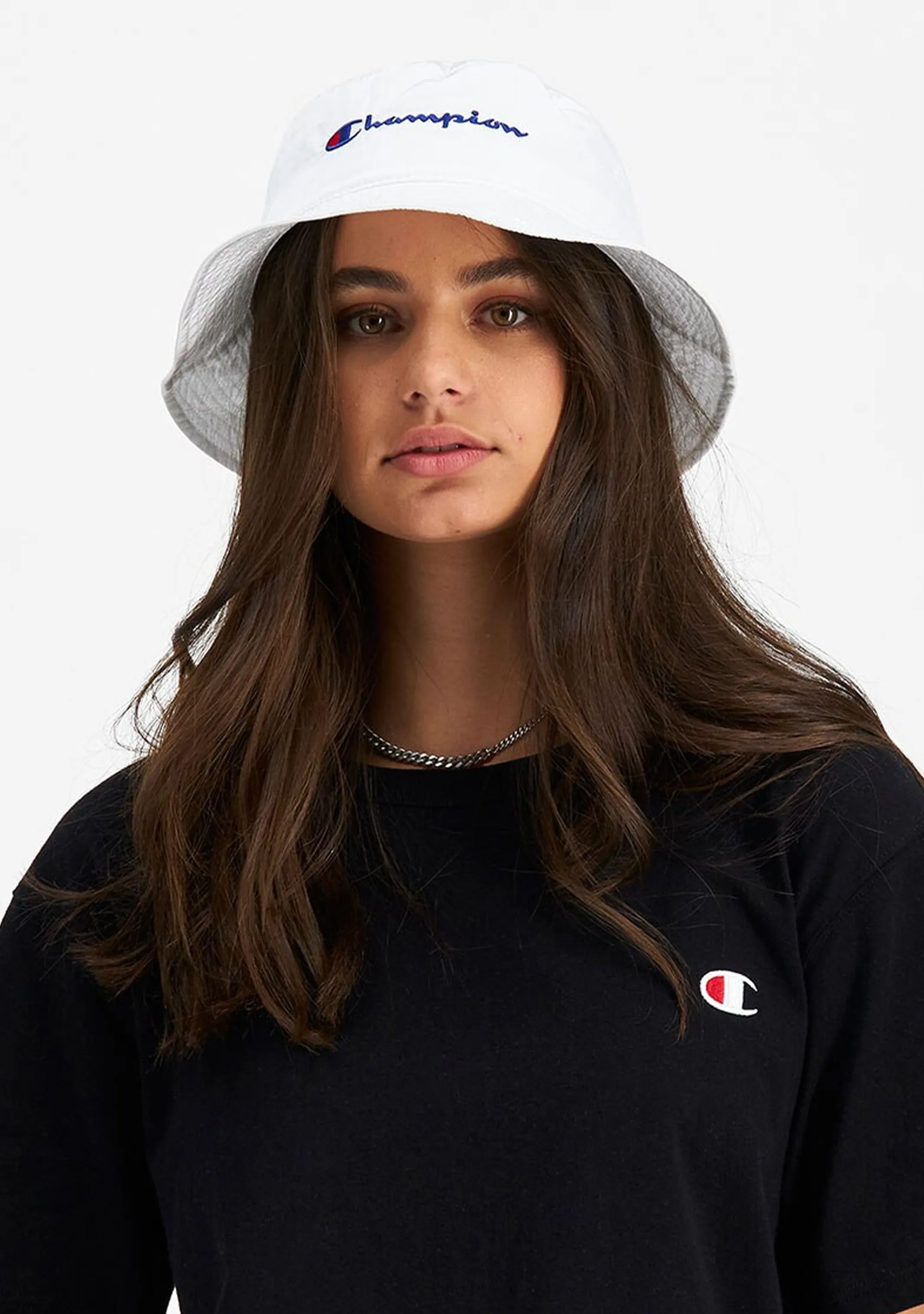Champion Nylon Bucket Hat White