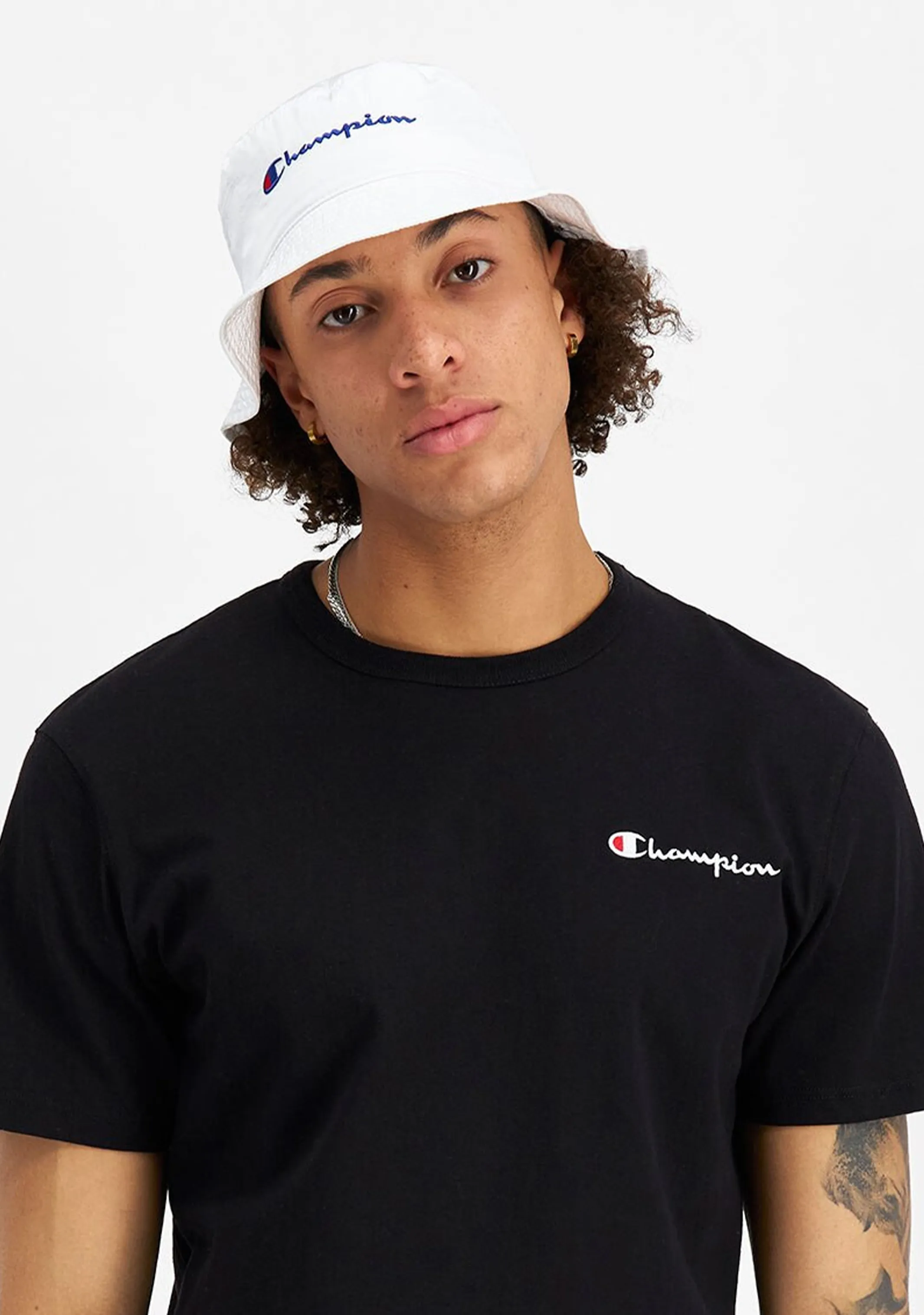 Champion Nylon Bucket Hat White