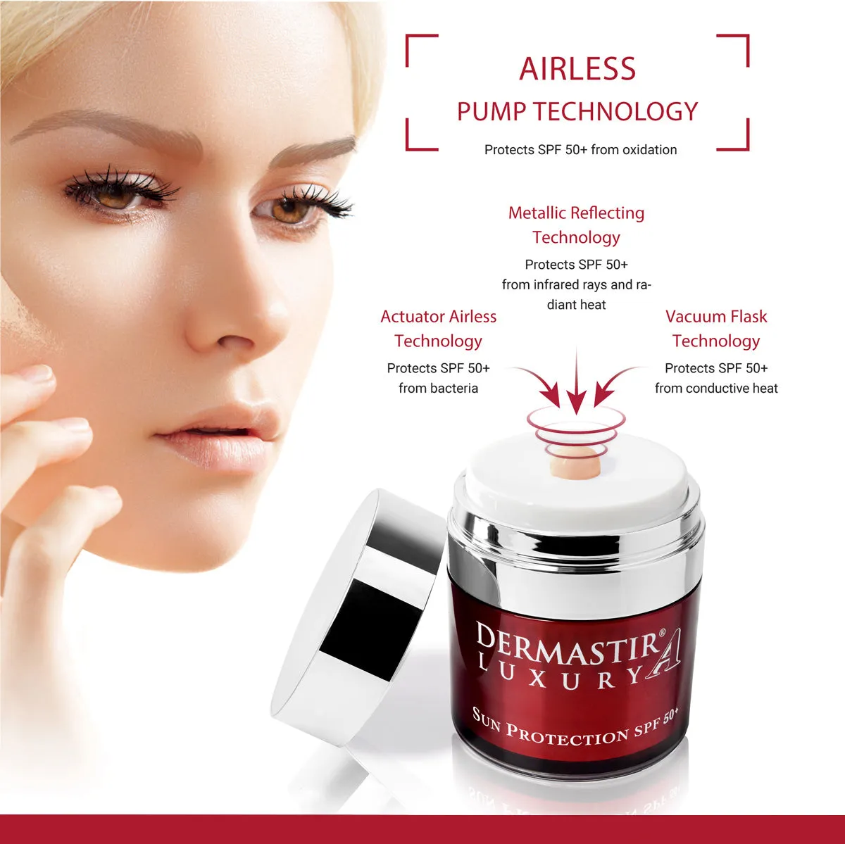 Dermastir Sun Protection SPF50  Tinted