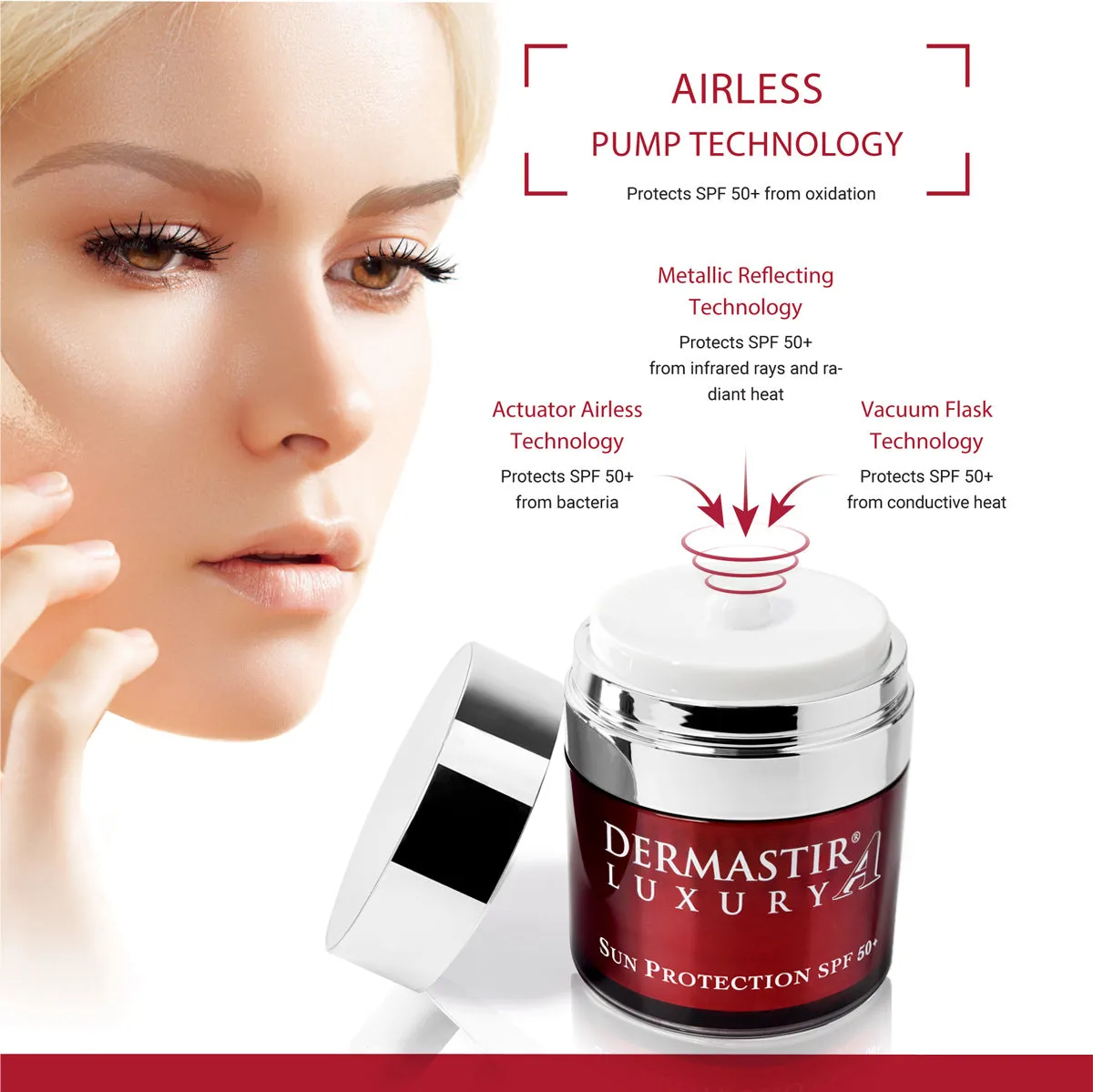 Dermastir Sun Protection SPF50  White