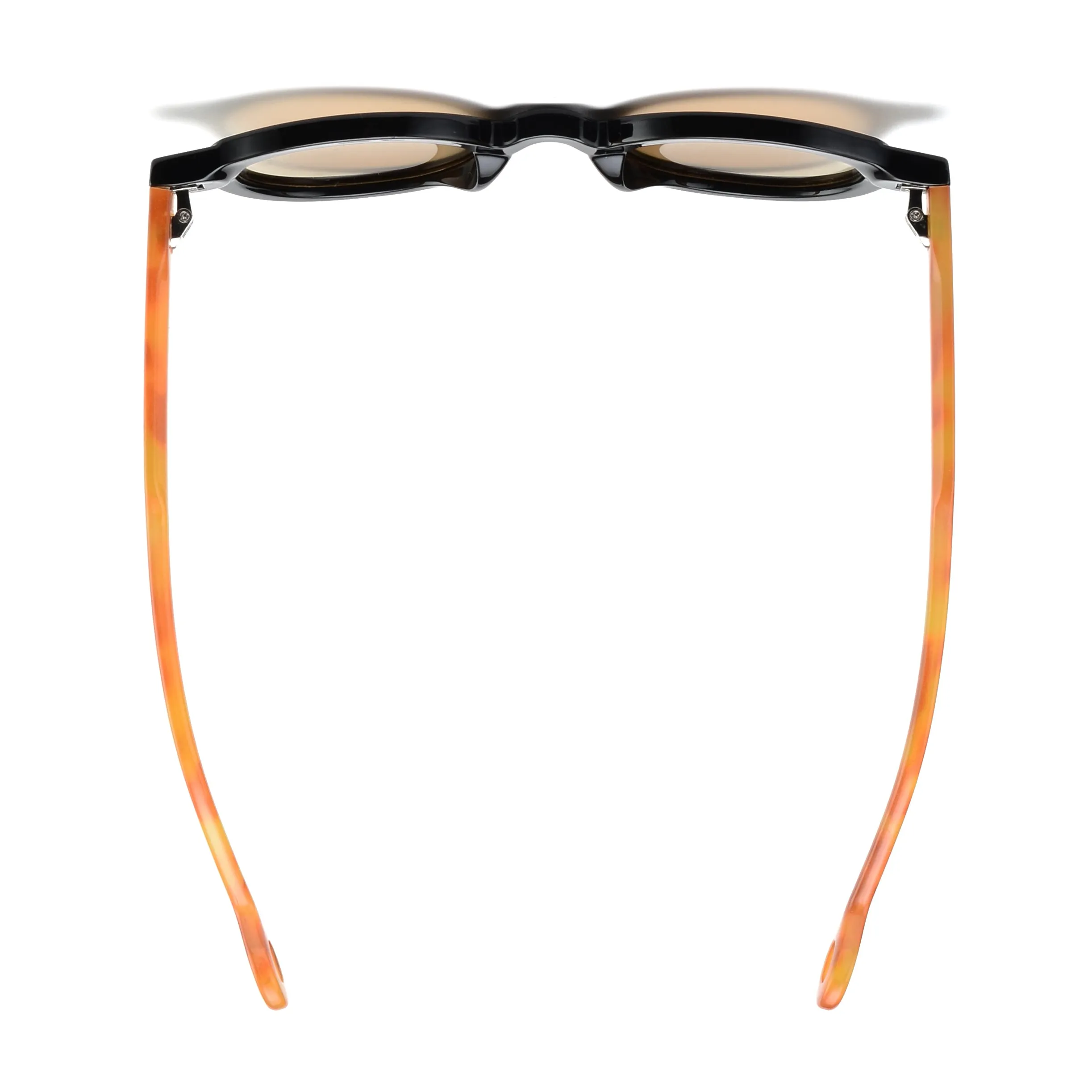 DEVAN | Black | Tortoise Temples | Light Brown Lens