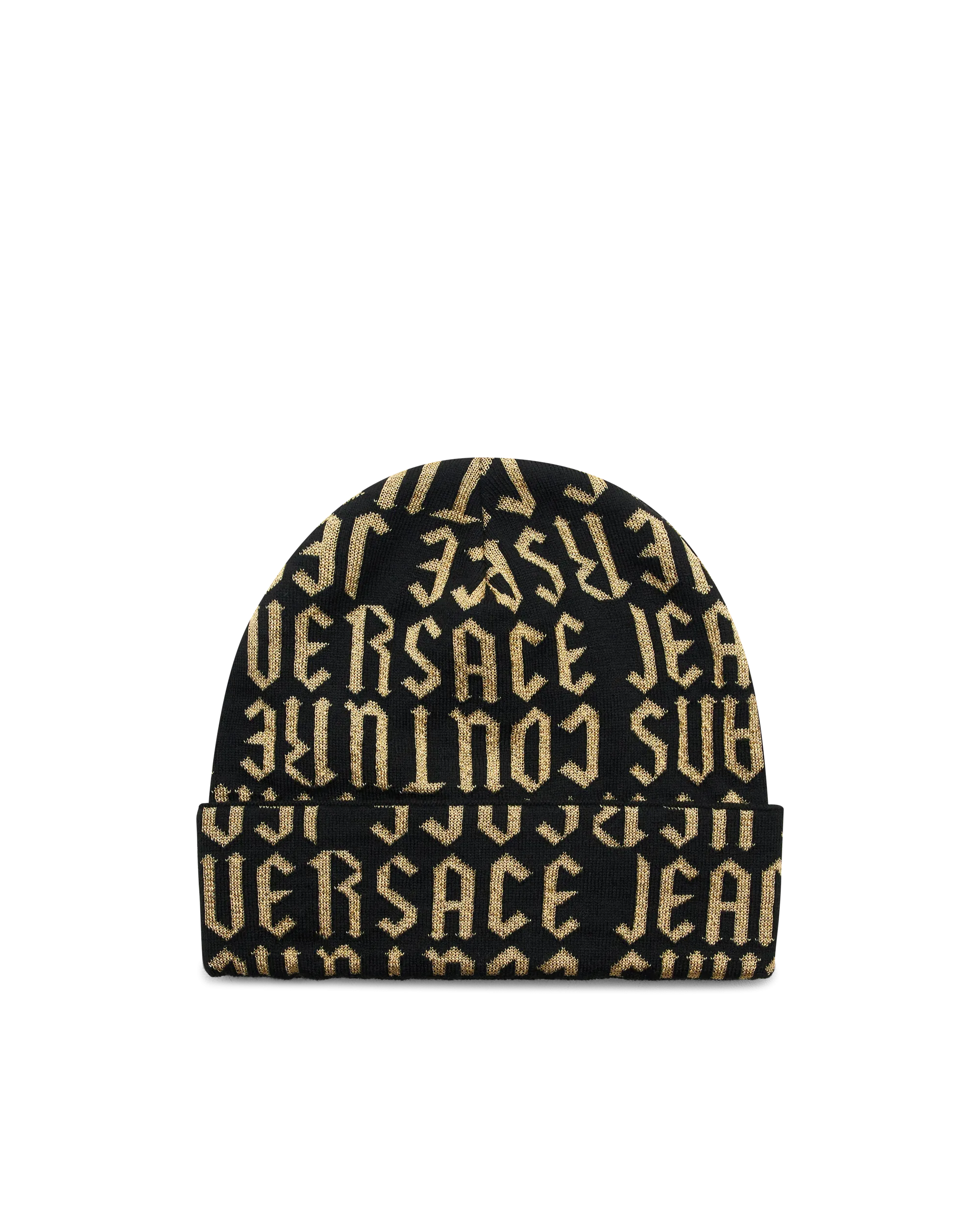 Intarsia Knit Logo Beanie