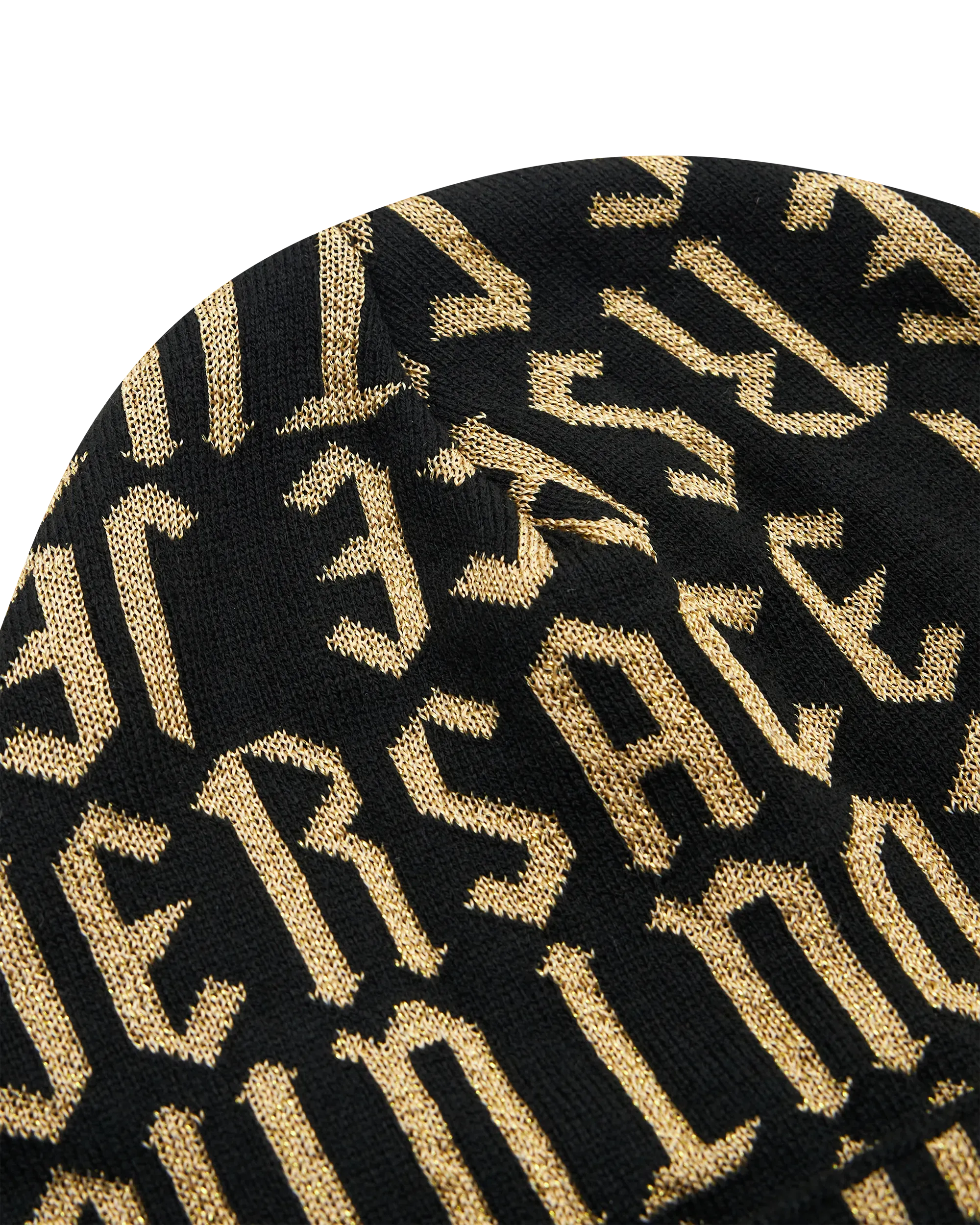 Intarsia Knit Logo Beanie