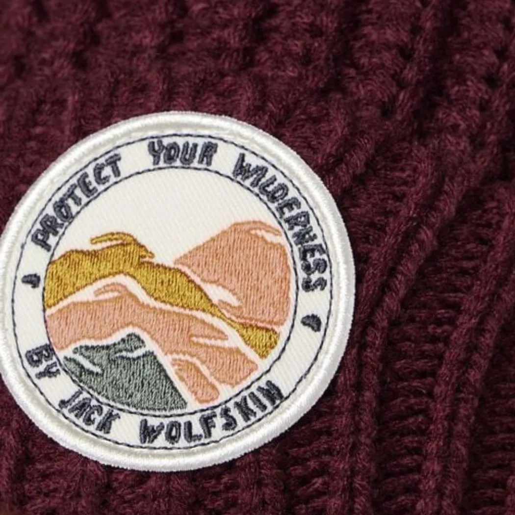 jack wolfskin Pompom Badge Kids Beanie