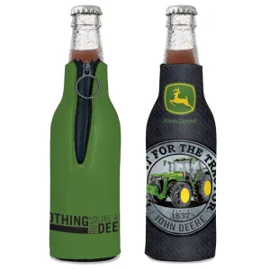 John Deere Bottle Cooler - Green & Black Tractor Design