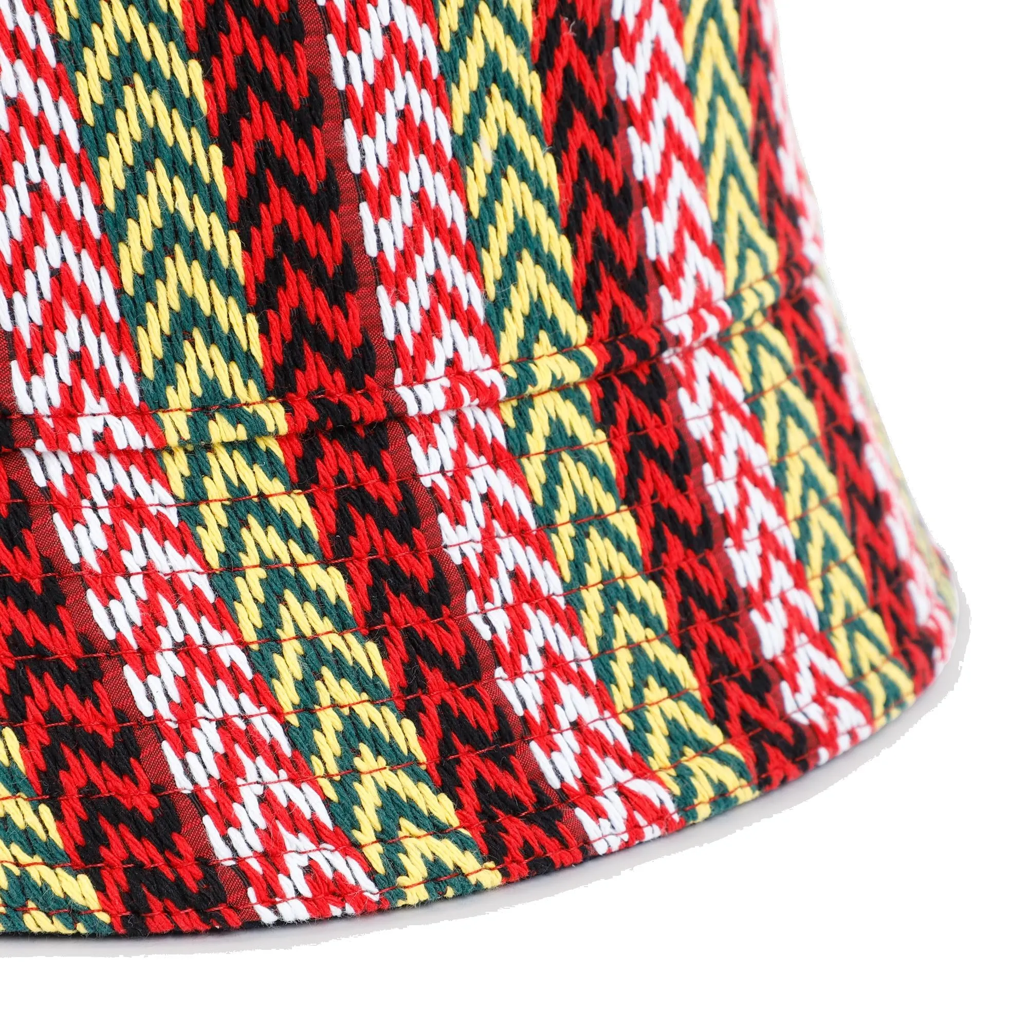 Lanvin Logo Patch Zig-Zag Bucket Hat
