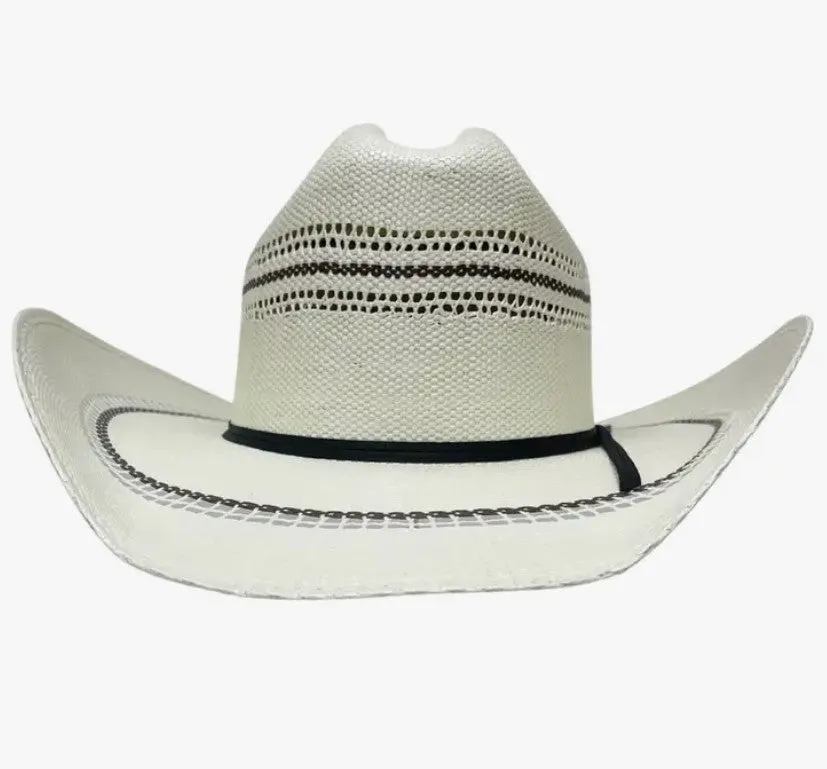 Ponderosa Cream Straw Cattleman Cowboy Hat