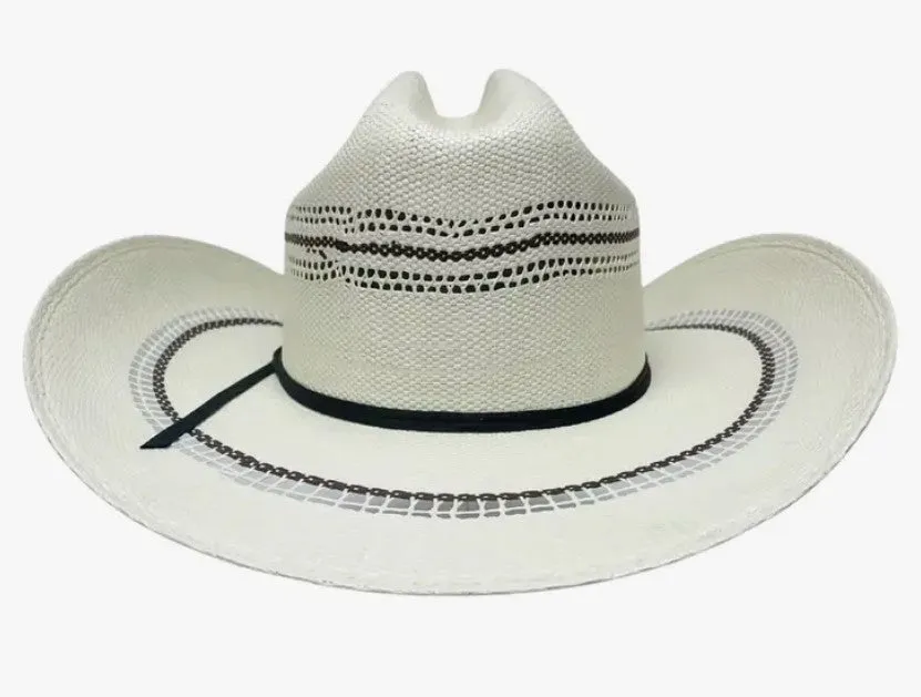 Ponderosa Cream Straw Cattleman Cowboy Hat
