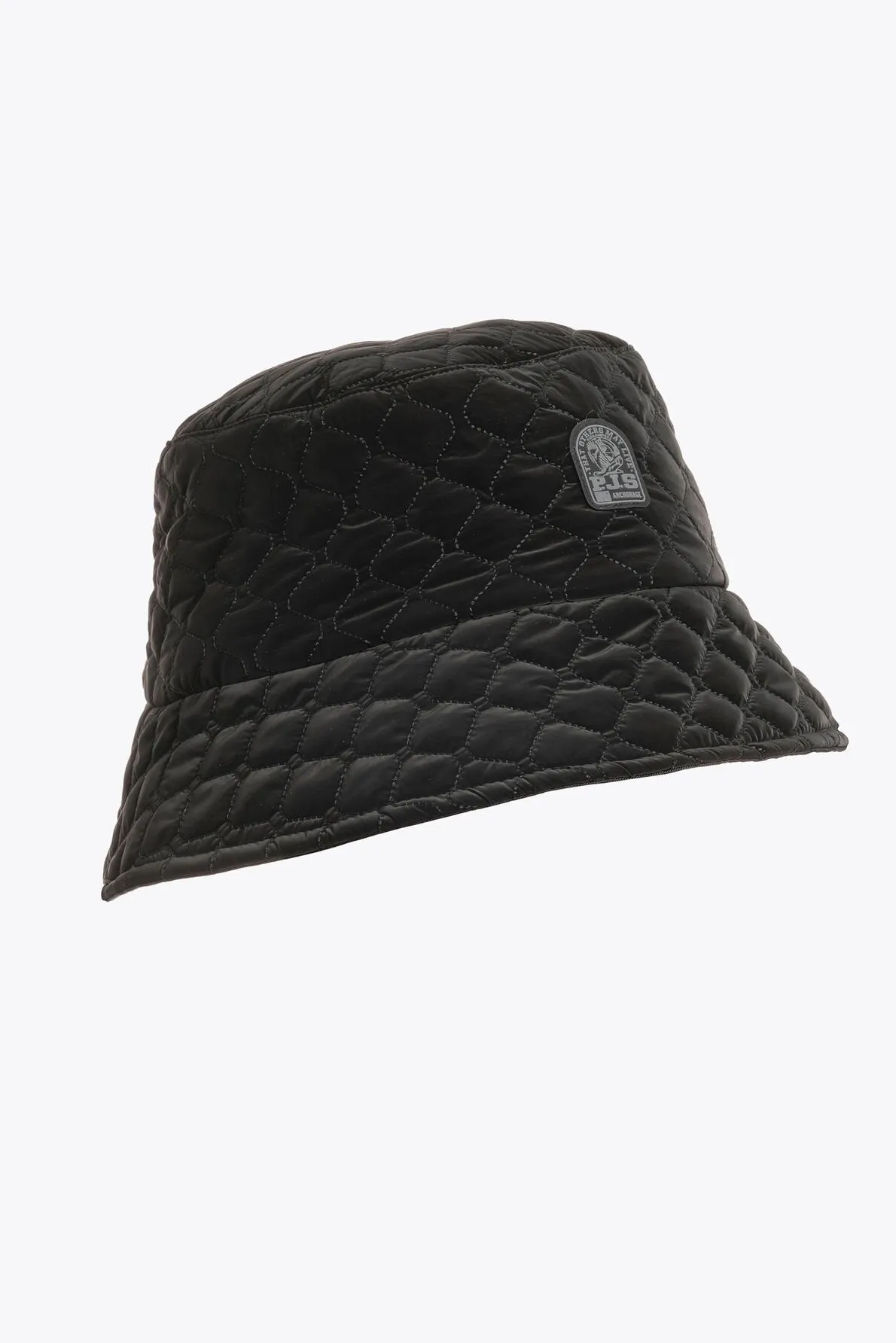 PUFFER - BUCKET QUILT HAT Black
