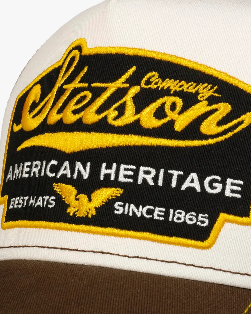 Stetson American Heritage Trucker Cap - Brown / White