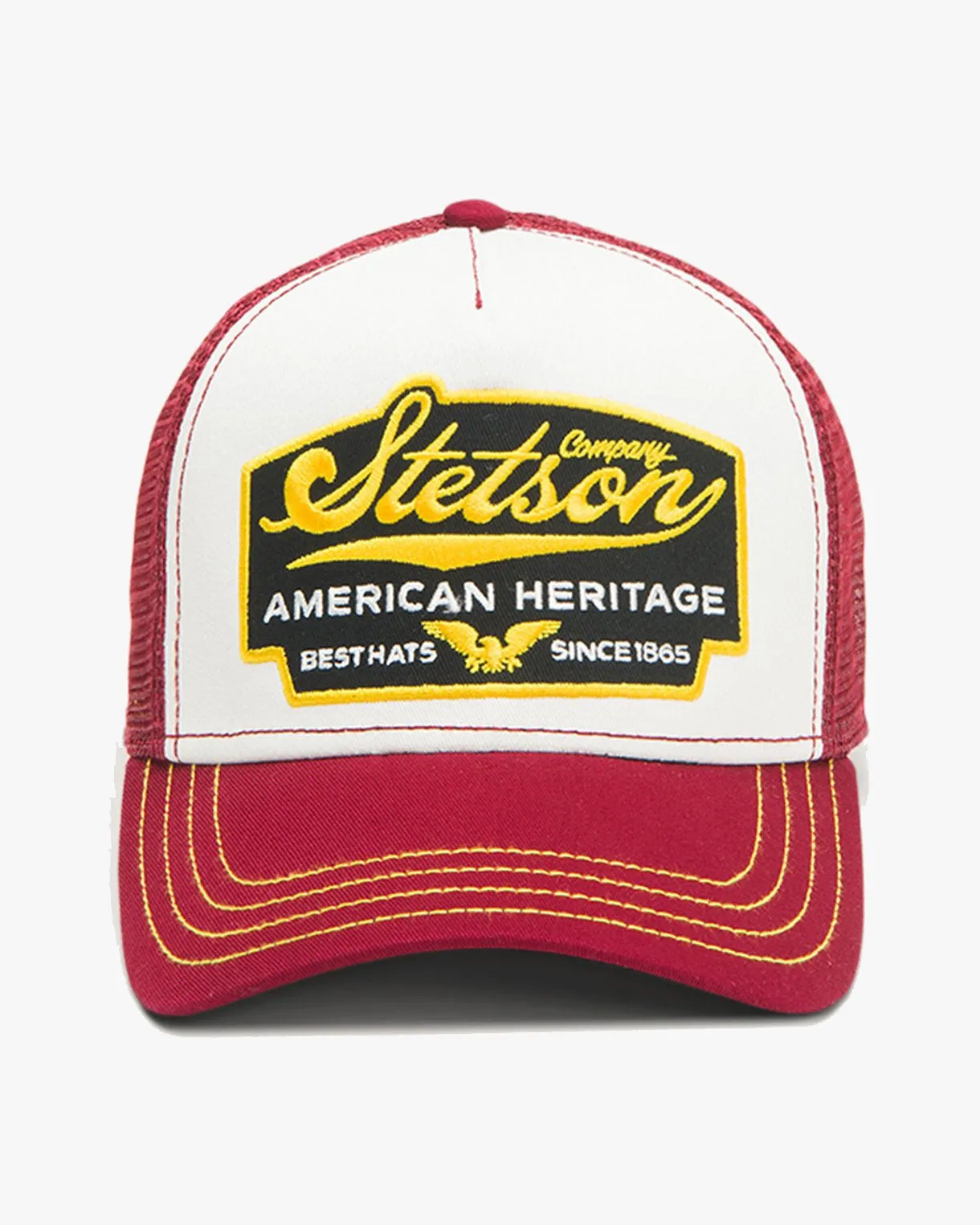 Stetson American Heritage Trucker Cap - Red / White