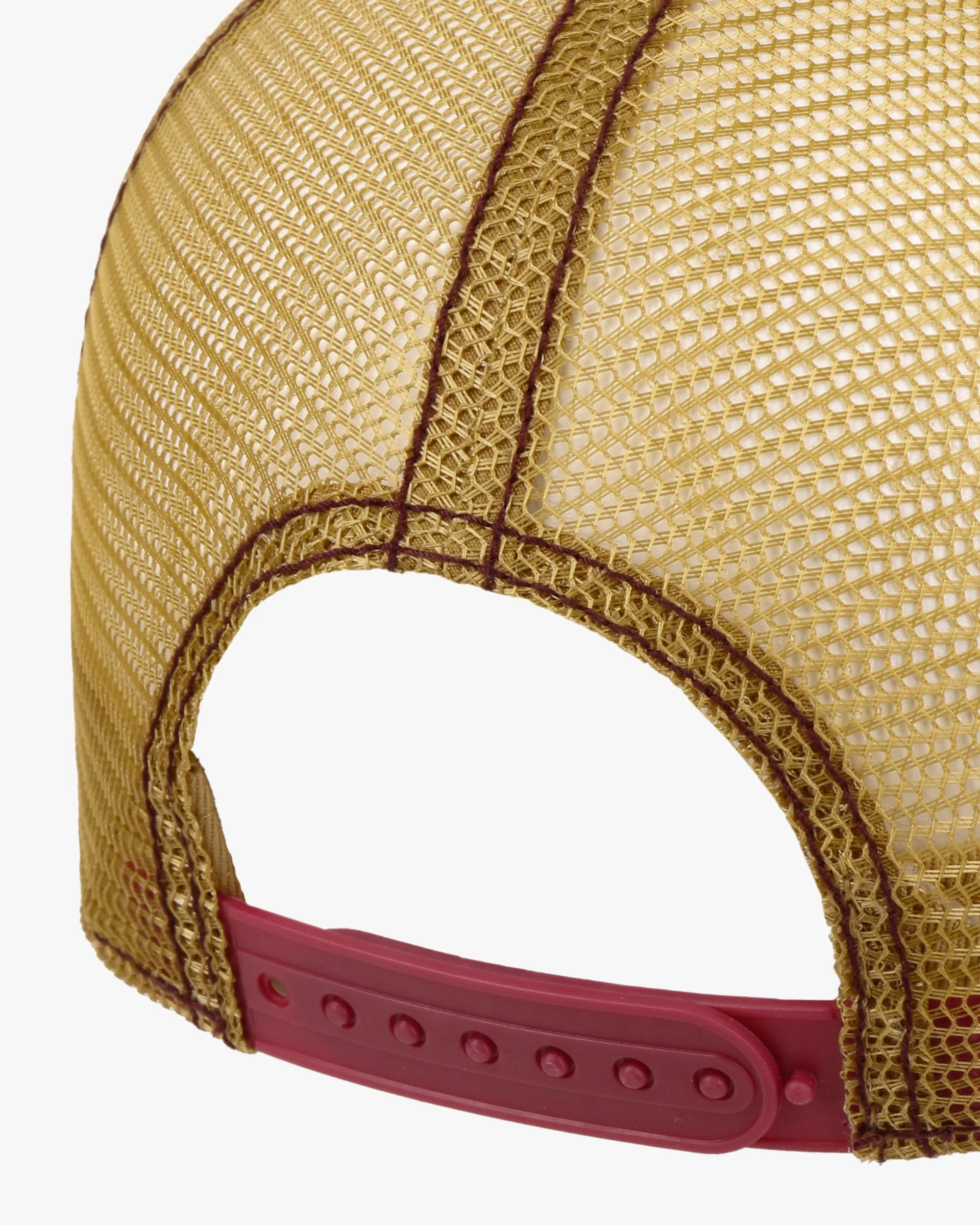 Stetson Eagle Head Trucker Cap - Burgundy / Red