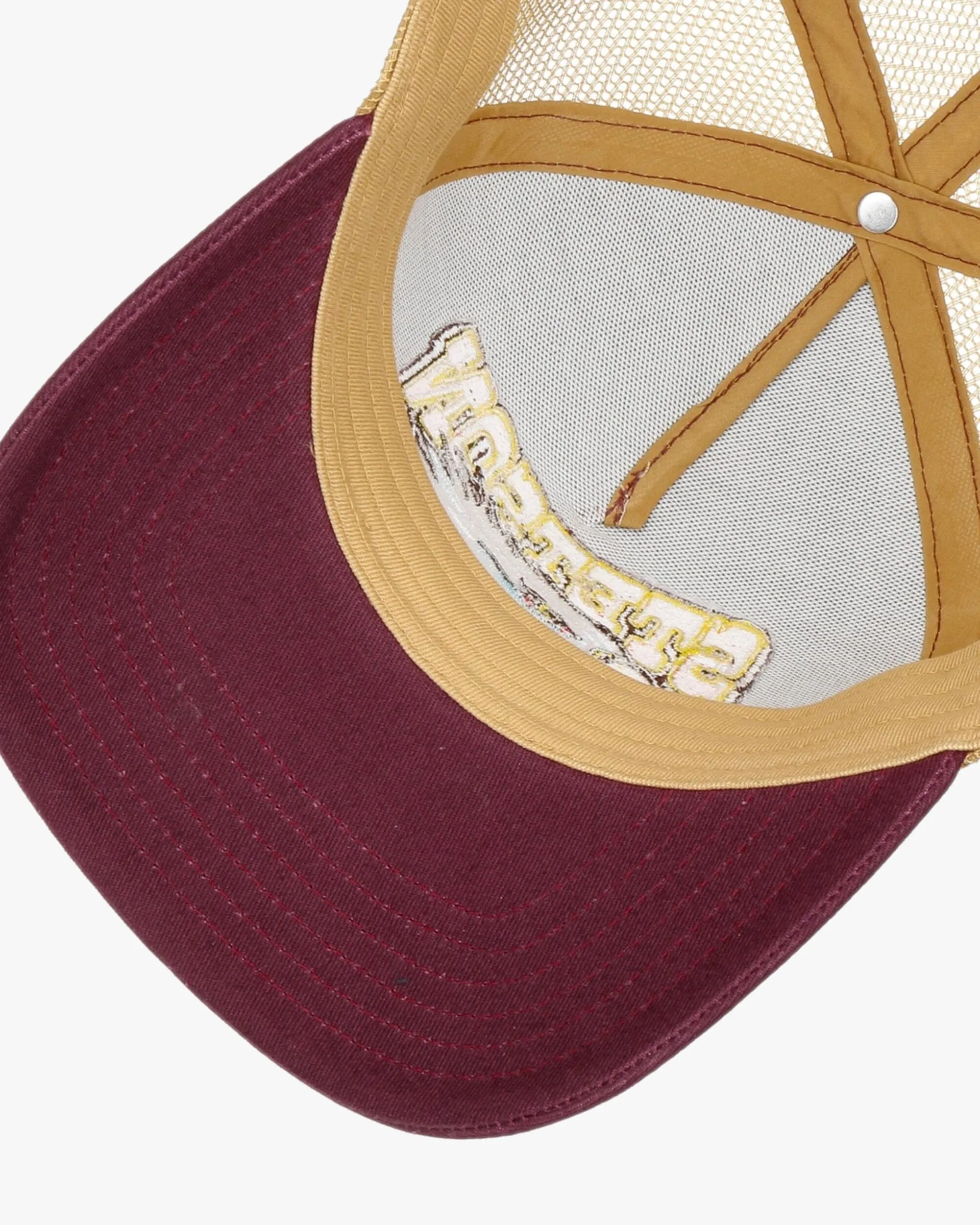 Stetson Eagle Head Trucker Cap - Burgundy / Red