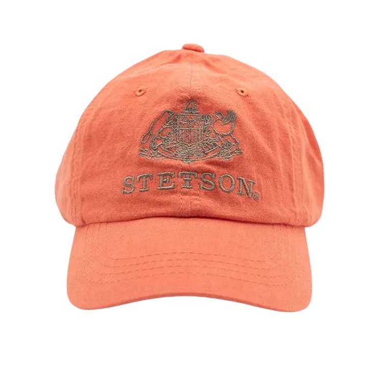 Stetson Linen Ball Cap - Orange