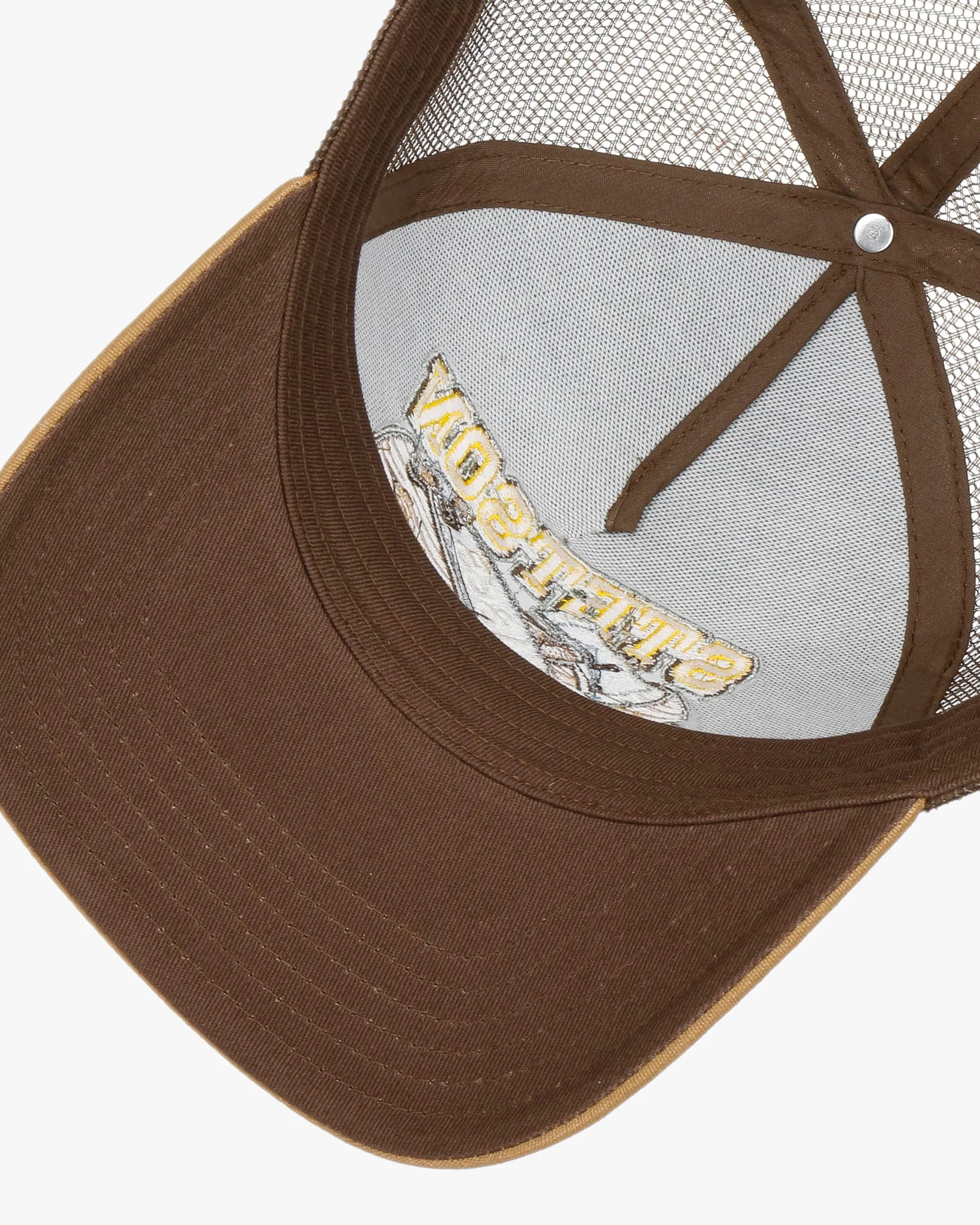 Stetson Lumberjack Trucker Cap - Caramel / Green