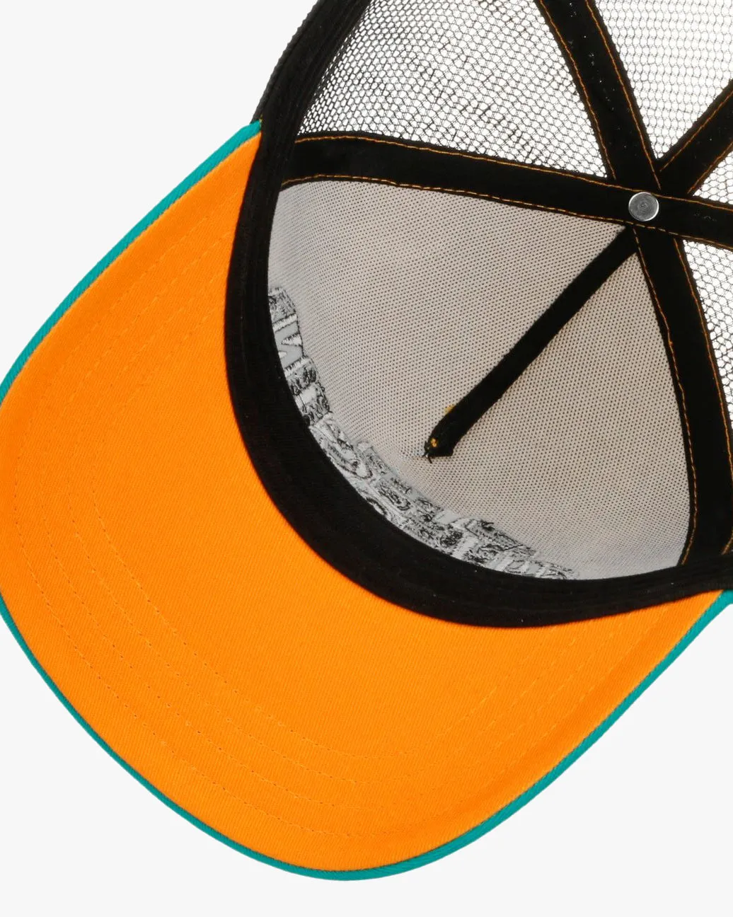 Stetson Soundbox Trucker Cap - Turquoise / Beige