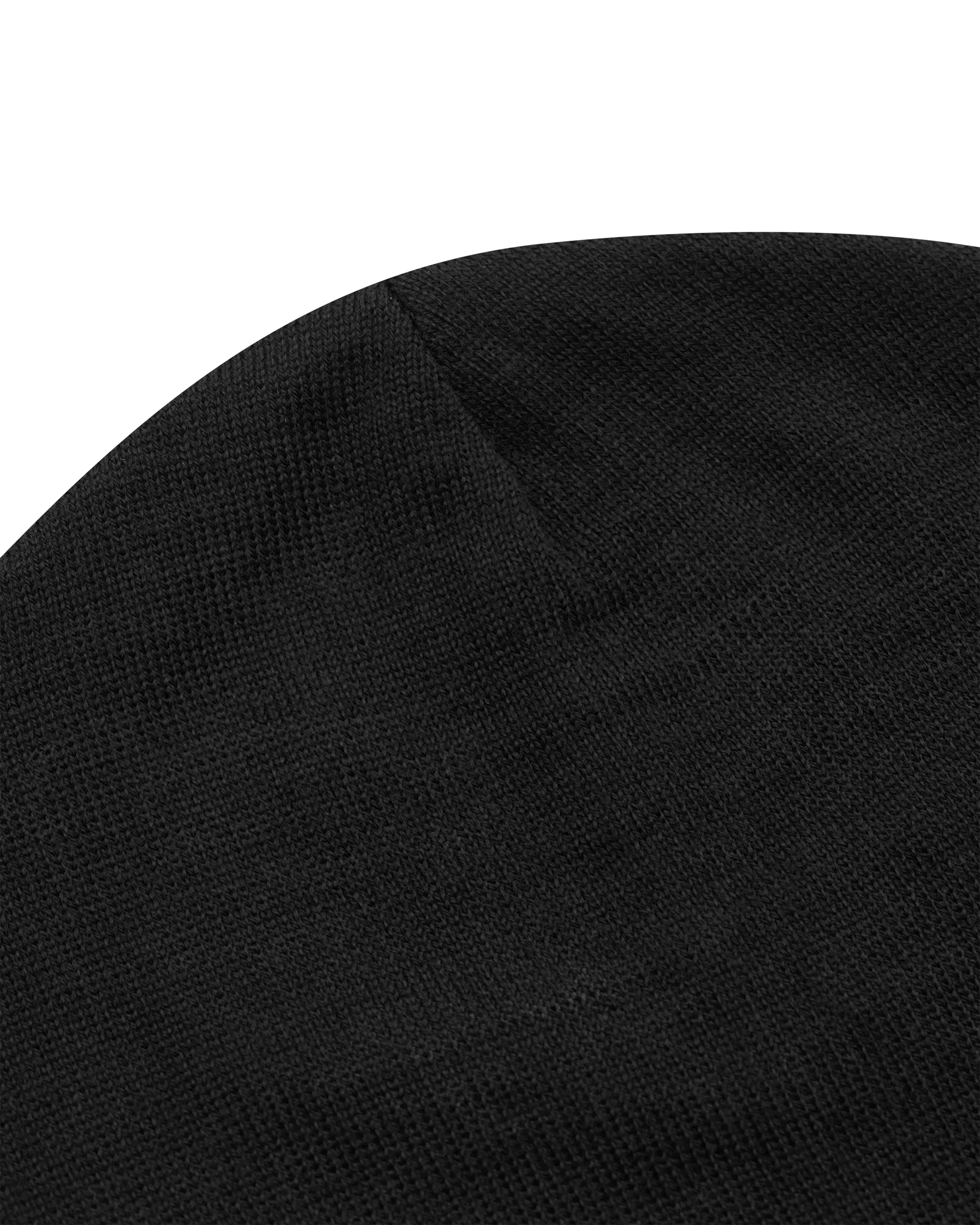 Two-Tone Knit Logo Beanie